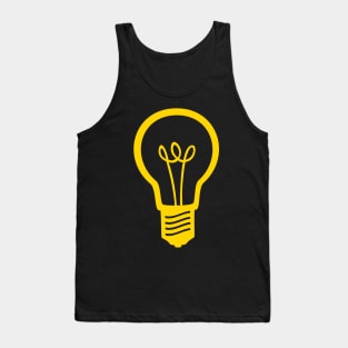 Yellow Light Bulb Tank Top